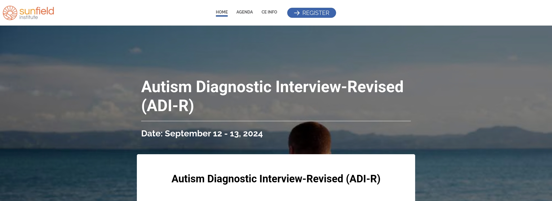 Autism Diagnostic Interview-Revised (ADI-R)