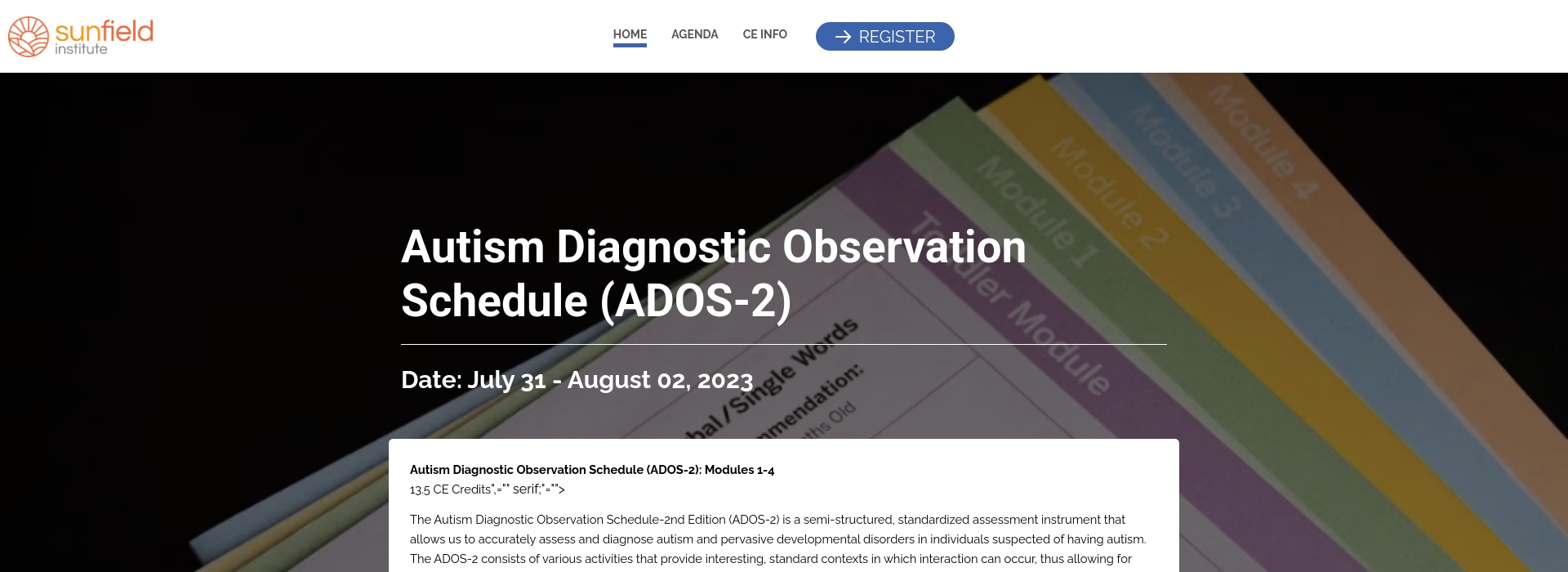 Autism Diagnostic Observation Schedule (ADOS-2)